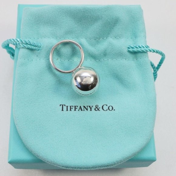Tiffany & Co., HardWear Silver Ball Ring - Picture 1 of 5